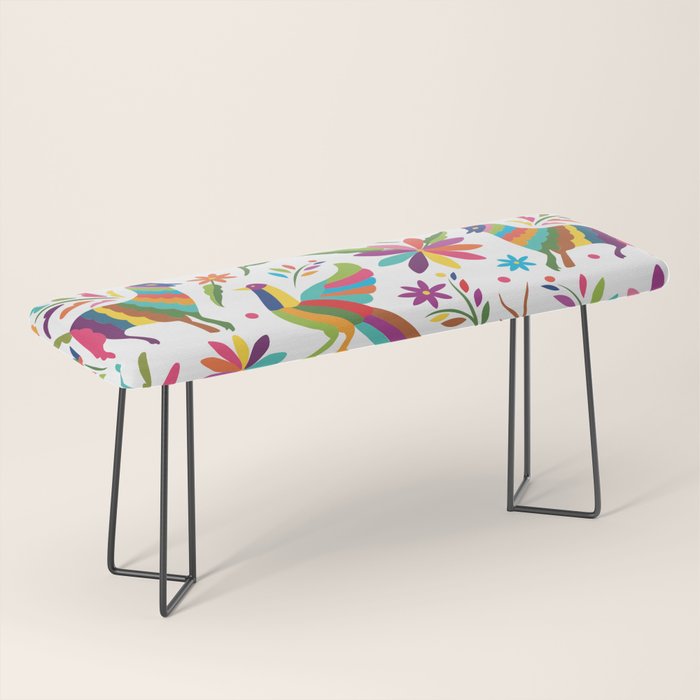 Mexican Otomí Design by Akbaly Bench Gallery Image 1
