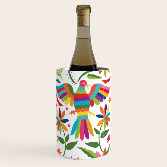 Mexican Otomí Design by Akbaly Wine Chiller Gallery Image 1