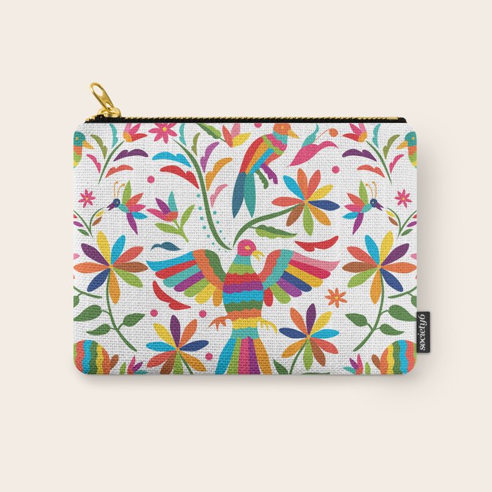 Mexican Otomí Design by Akbaly Carry All Pouch Gallery Image 1