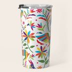Mexican Otomí Design by Akbaly Travel Mug Gallery Image 3