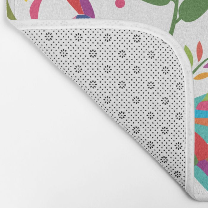 Mexican Otomí Design by Akbaly Bath Mat Gallery Image 2