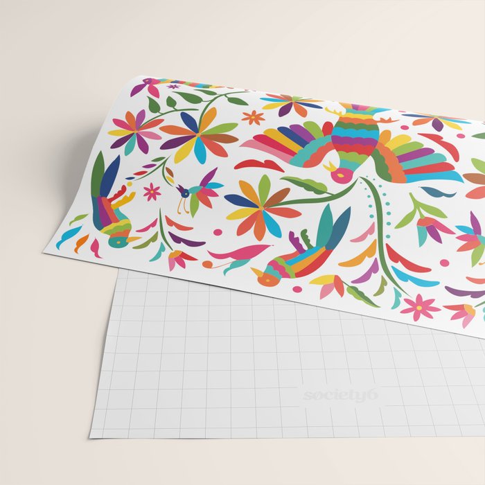 Mexican Otomí Design by Akbaly Wrapping Paper Gallery Image 2