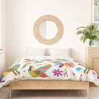 Mexican Otomí Design by Akbaly Duvet Cover Gallery Image 3
