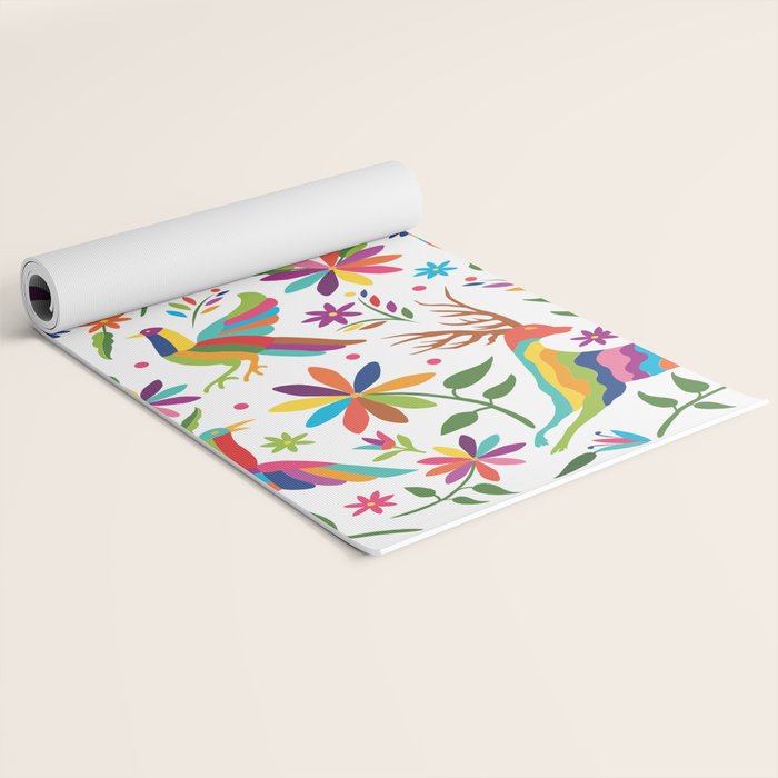 Mexican Otomí Design by Akbaly Yoga Mat Gallery Image 2