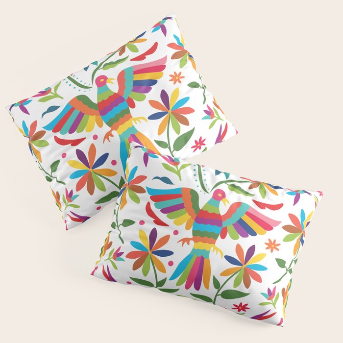 Mexican Otomí Design by Akbaly Pillow Sham Gallery Image 3