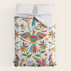 Mexican Otomí Design by Akbaly Duvet Cover Gallery Image 6