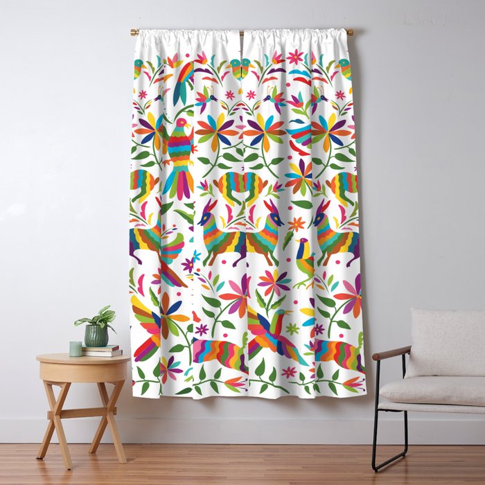 Mexican Otomí Design by Akbaly Window Curtain Gallery Image 5