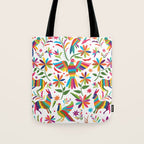 Mexican Otomí Design by Akbaly Tote Bag Gallery Image 1