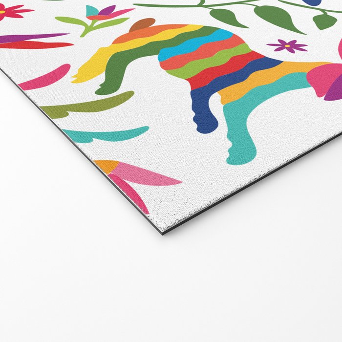 Mexican Otomí Design by Akbaly Welcome Mat Gallery Image 2