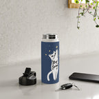 Stay Curious Cat Water Bottle Gallery Image 4