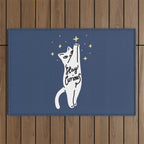 Stay Curious Cat Outdoor Rug Gallery Image 1