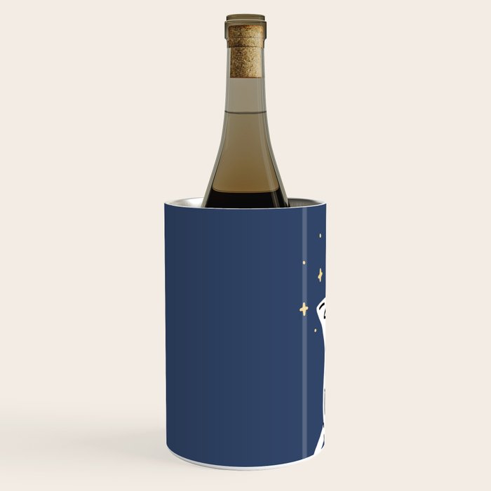 Stay Curious Cat Wine Chiller Gallery Image 2
