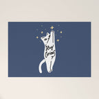 Stay Curious Cat Welcome Mat Gallery Image 1