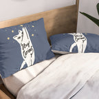 Stay Curious Cat Pillow Sham Gallery Image 2