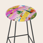 Pink Mountain Stool Gallery Image 2