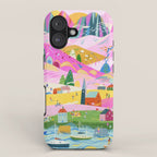Pink Mountain iPhone Case Gallery Image 1