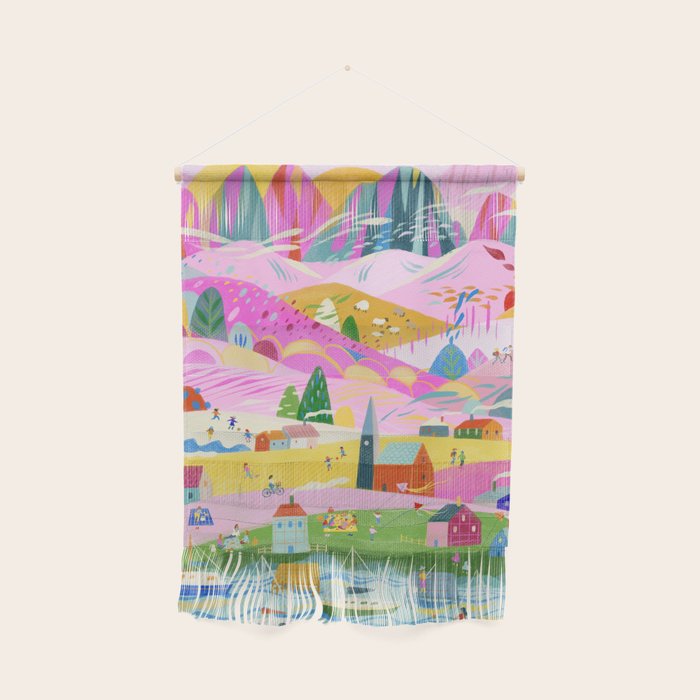 Pink Mountain Wall Hanging Gallery Image 1