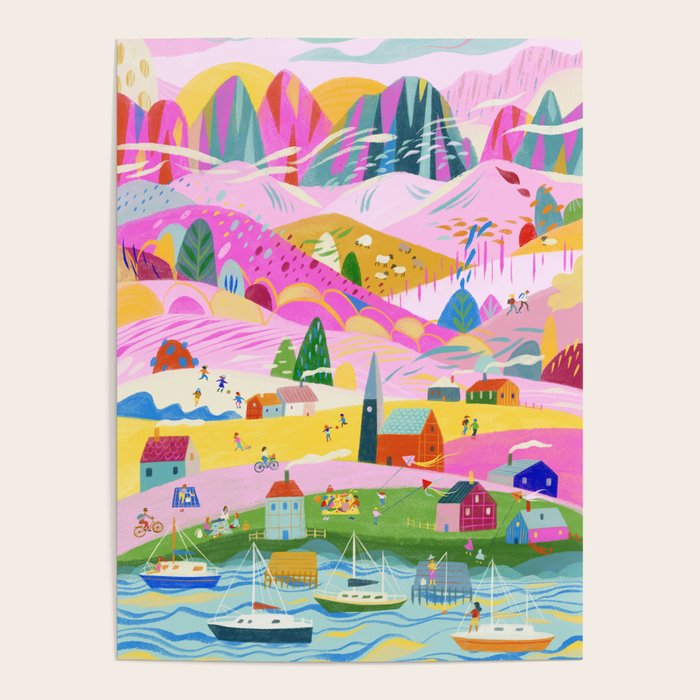 Pink Mountain Poster Gallery Image 1