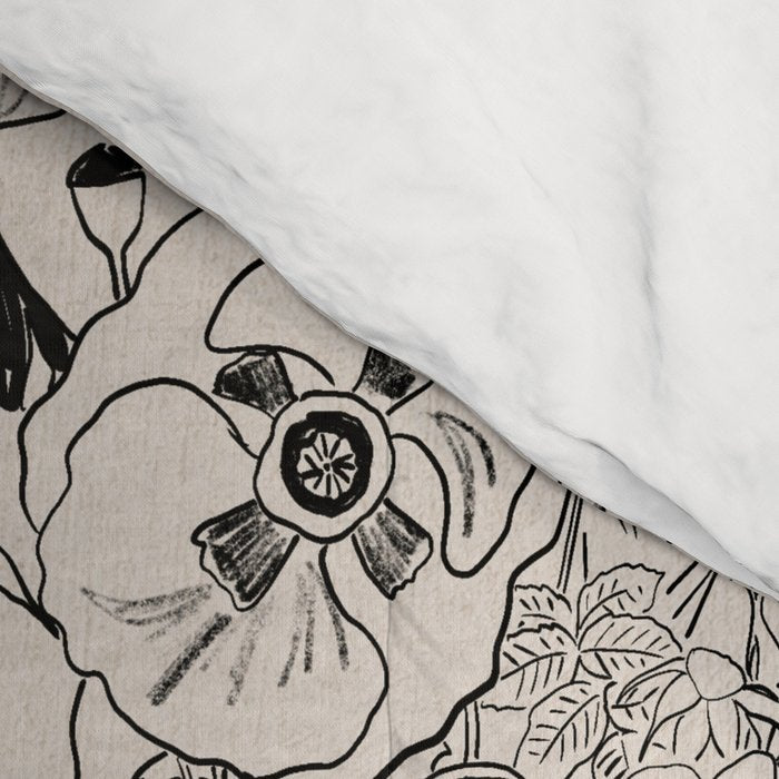 The Dreamer Line Art Comforter Gallery Image 4