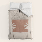 The Dreamer Line Art Duvet Cover Gallery Image 6