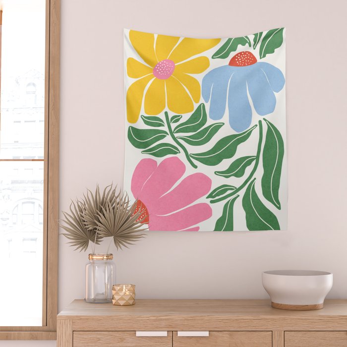 Whimsy Bloom Wall Tapestry Gallery Image 2