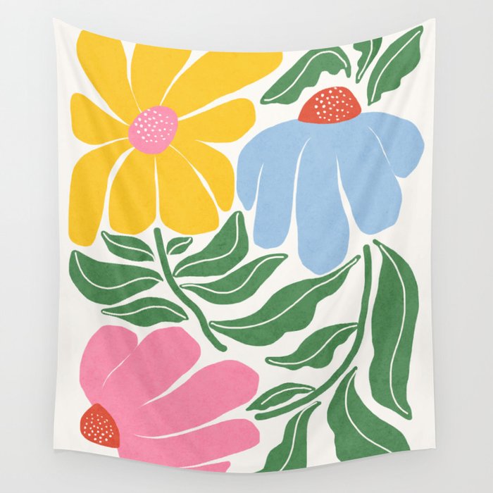 Whimsy Bloom Wall Tapestry Gallery Image 1