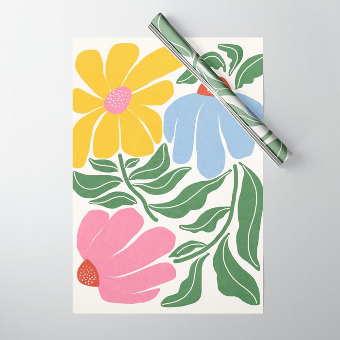 Whimsy Bloom Wrapping Paper Gallery Image 1