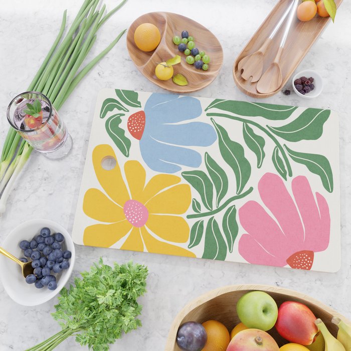 Whimsy Bloom Cutting Board Gallery Image 2