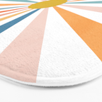 Sun Retro Art V Bath Mat Gallery Image 3