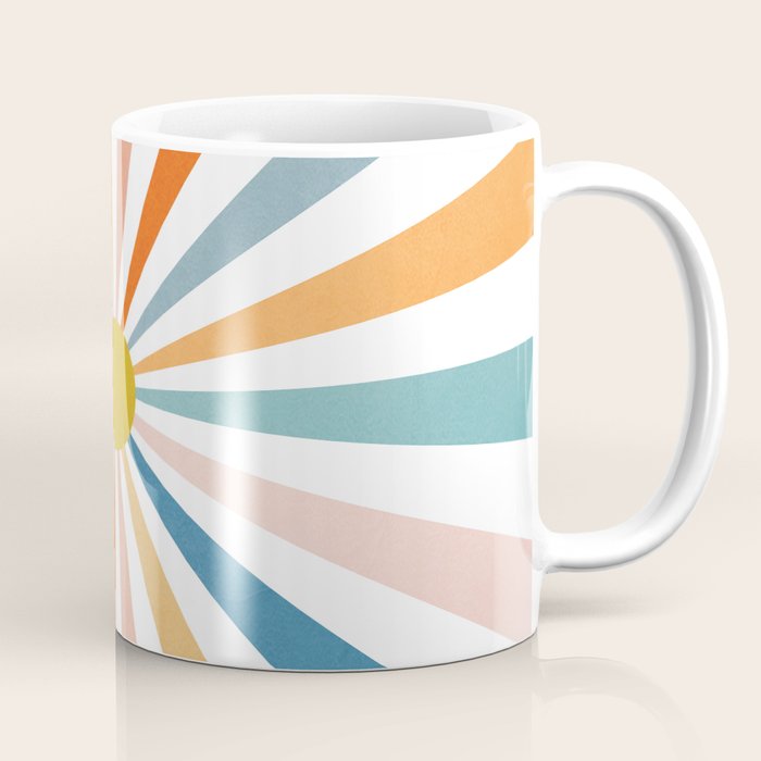 Sun Retro Art V Coffee Mug Gallery Image 1