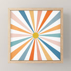 Sun Retro Art V Mini Art Print Gallery Image 1