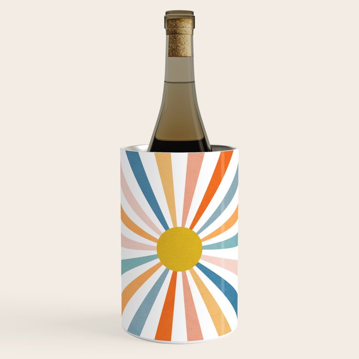 Sun Retro Art V Wine Chiller Gallery Image 1