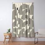 Abstraction_SUNLIGHT_SUNSHINE_LINE_POP_ART_Minimalism_001A Window Curtain Gallery Image 5