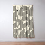 Abstraction_SUNLIGHT_SUNSHINE_LINE_POP_ART_Minimalism_001A Window Curtain Gallery Image 3