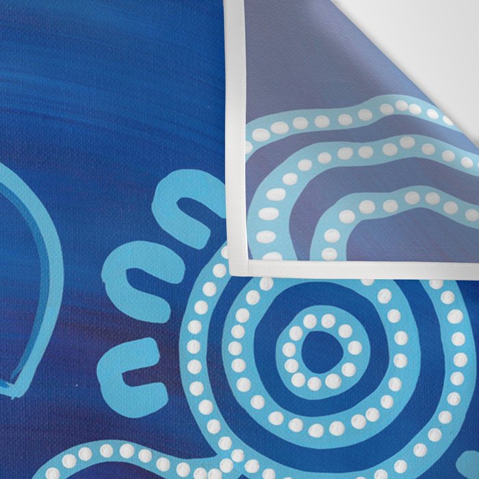 Authentic Aboriginal Artwork - 2 Turtles  Wall Tapestry Gallery Image 3