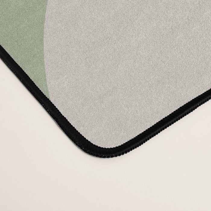 Mid Century Modern Sage Green Copacetic Retro Abstract Desk Mat Gallery Image 4