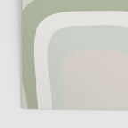 Mid Century Modern Sage Green Copacetic Retro Abstract Poster Gallery Image 3