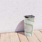 Mid Century Modern Sage Green Copacetic Retro Abstract Travel Mug Gallery Image 4