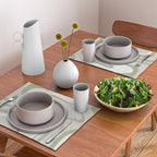 Mid Century Modern Sage Green Copacetic Retro Abstract Placemat Gallery Image 2