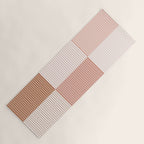 Color Block Line Pattern V Yoga Mat Gallery Image 1