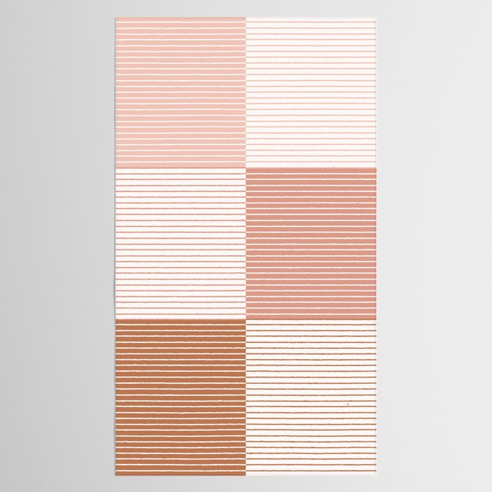 Color Block Line Pattern V Tablecloth Gallery Image 2