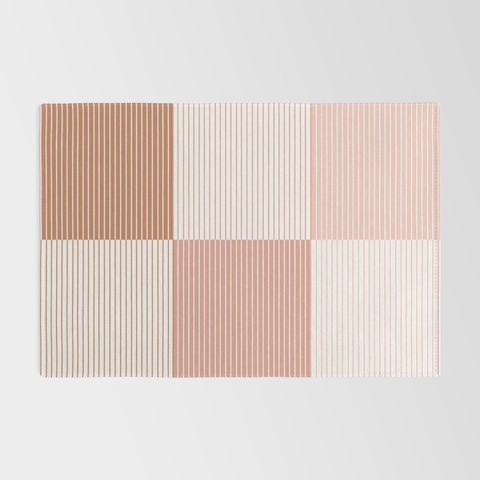 Color Block Line Pattern V Rug Gallery Image 2