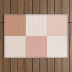 Color Block Line Pattern V Outdoor Rug Gallery Image 1