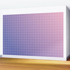 purple / pink - grid Wall Mural Gallery Image 2