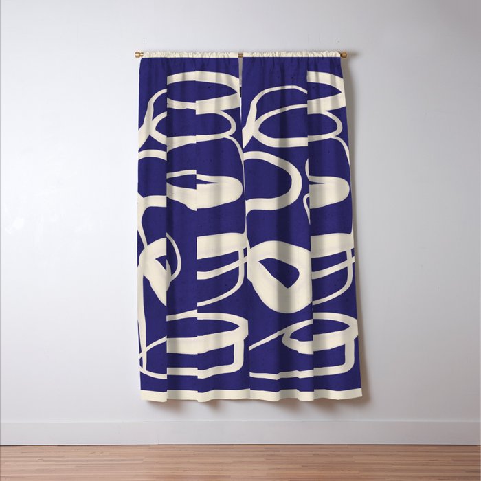 Abstract line art 100 Window Curtain Gallery Image 3