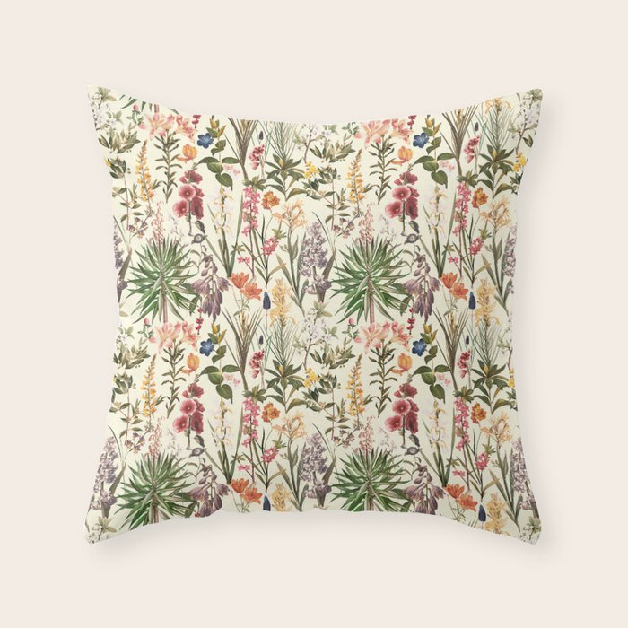 Secret Garden VI Throw Pillow Gallery Image 1