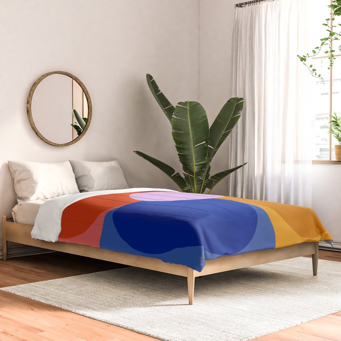 Color Block Bloom Comforter Gallery Image 2