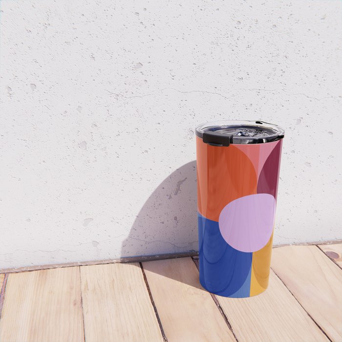 Color Block Bloom Travel Mug Gallery Image 4