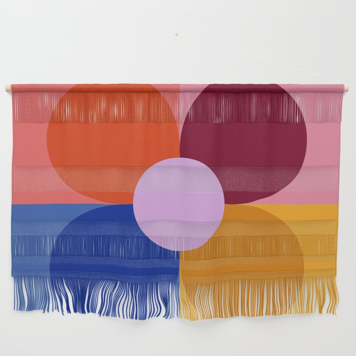 Color Block Bloom Wall Hanging Gallery Image 1