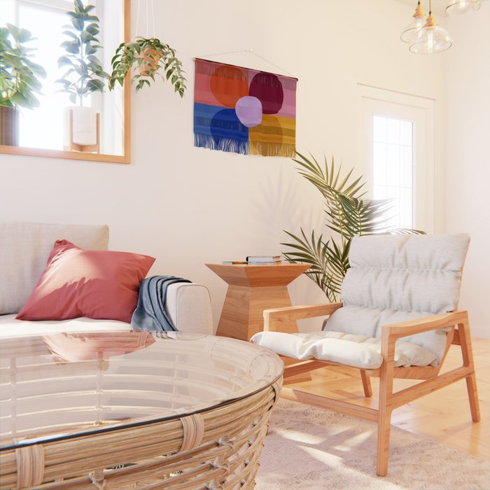 Color Block Bloom Wall Hanging Gallery Image 2